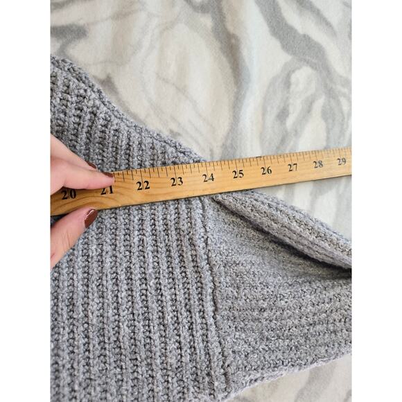 Rachel Zoe Gray Women's Hooded Sweater Size L - Picture 7 of 9